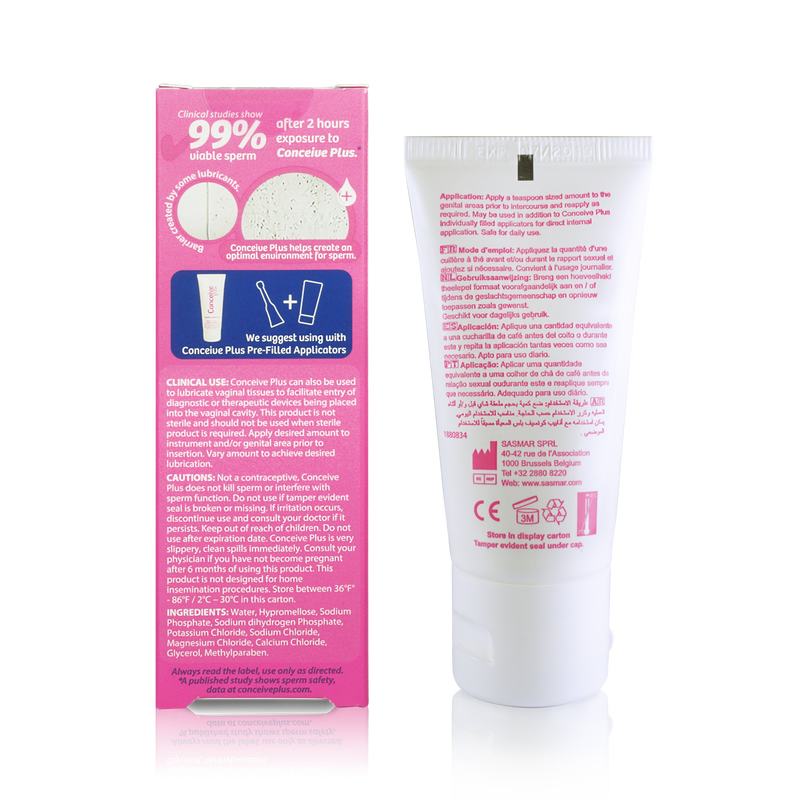 Bundle: Conceive Plus Multi Use Tube and Predictor Early Pregnancy Test Kit