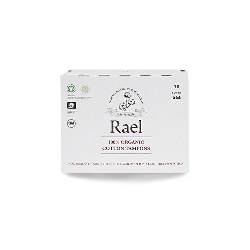 Rael Super Tampons Non-Applicator