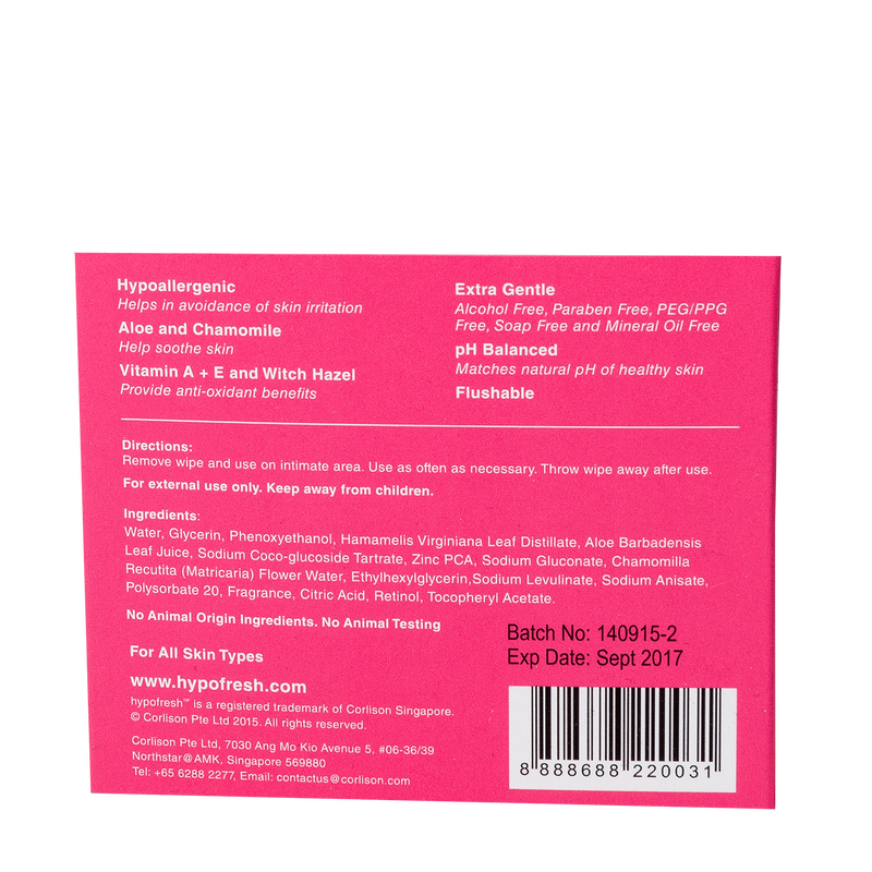 Feminine Wipes (20 sachets)